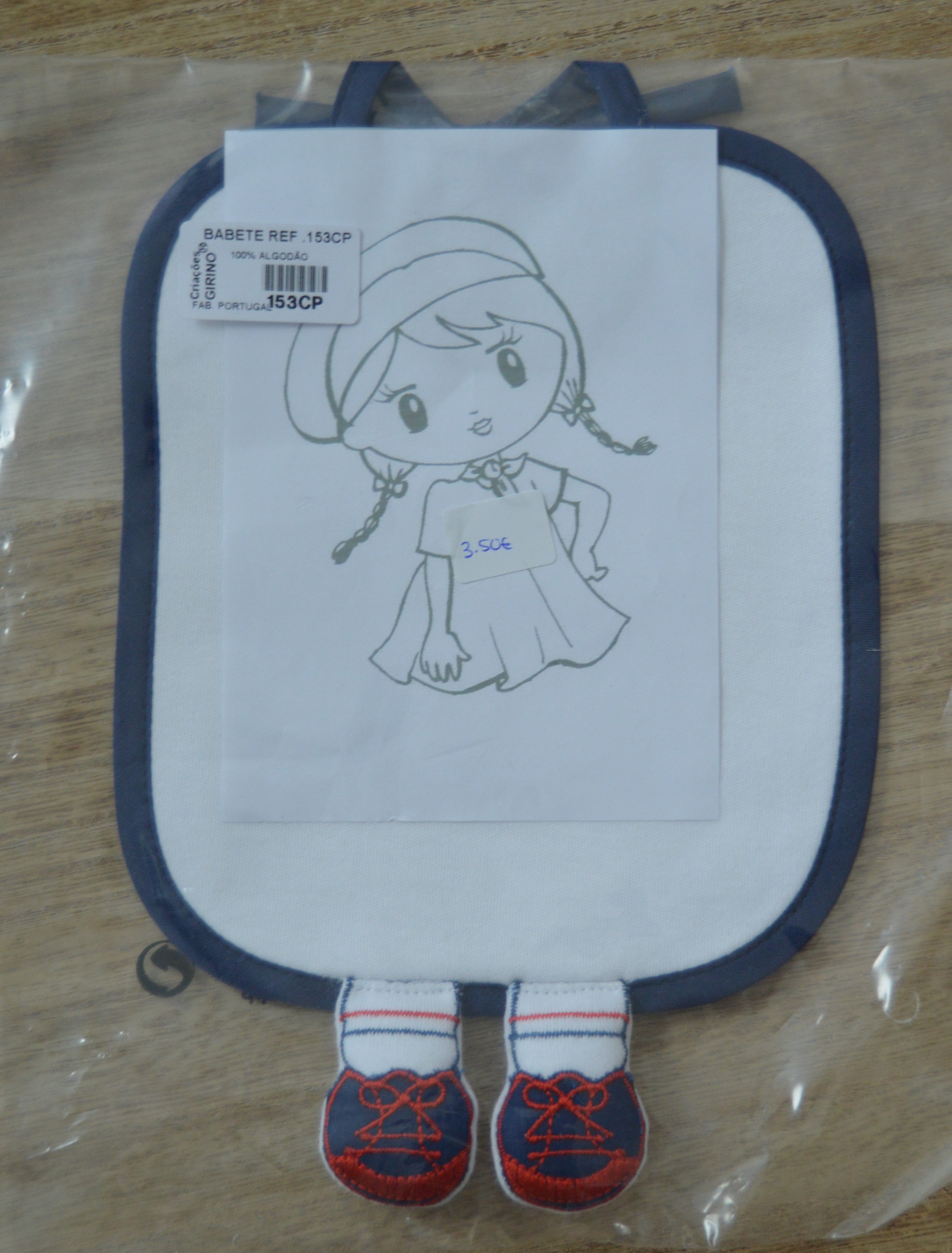 Babete com Pernas para pintar