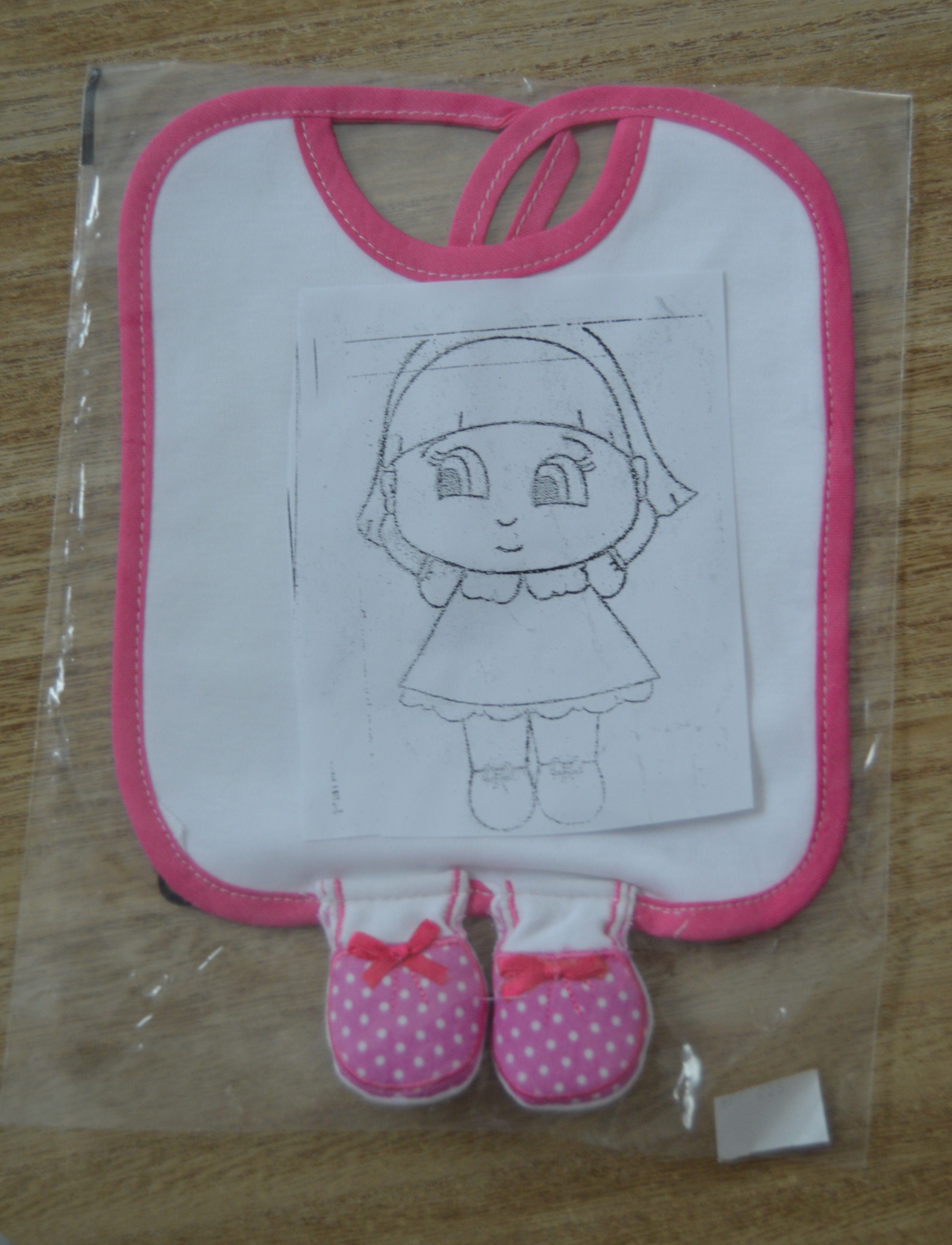 Babete com Pernas para pintar