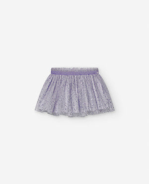 Saia de Tule com Brilhantes
