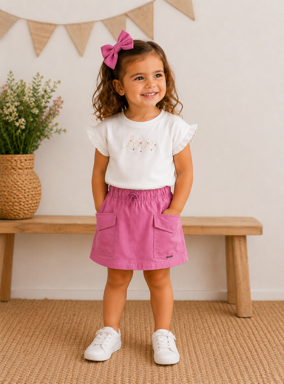 Mini-Saia Bebé | Estilo Encantador para as Mais Pequeninas