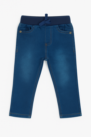 Calças de ganga dos 12 meses aos 6 anos