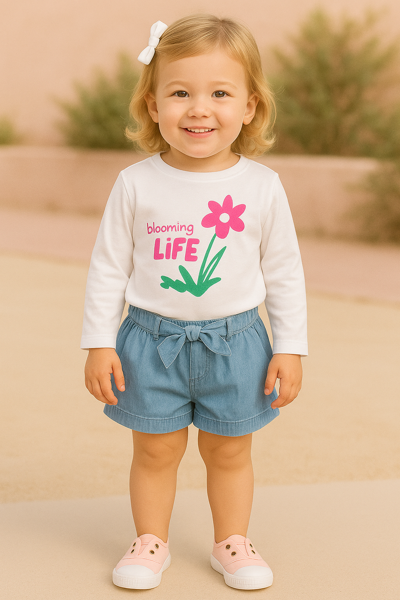 Sweat de menina Blooming Life