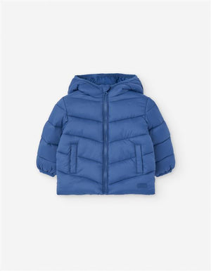 🧥 Casaco Acolchoado Azul – Menino 6–36 mese