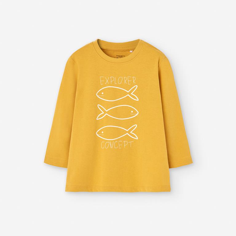 Sweat de Menino Peixinhos  6-9 aos 24-36 meses