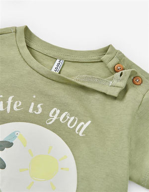 T-shirt Manga Curta Life is Good