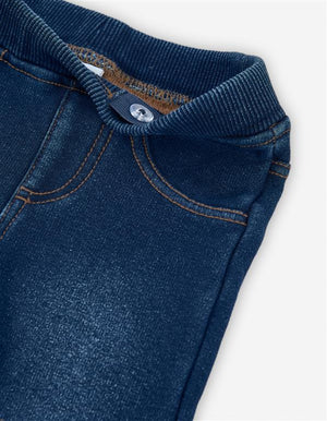 Jeggings de Bebé Quentes (Unissexo) | Efeito Ganga com Forro Cardado e Cintura Ajustável