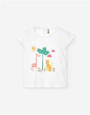 T-shirt de Manga Curta Jungle