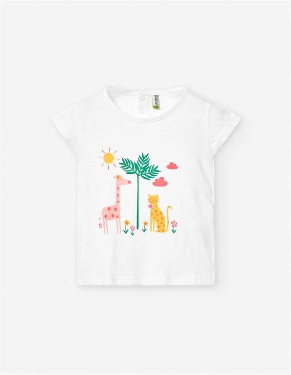 T-shirt de Manga Curta Jungle