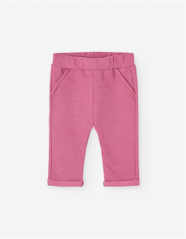 Calças Rosa em Algodão Suave para Bebé Menina | Conforto e Estilo - Meu Amorzinho
