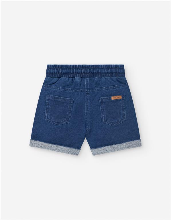 Calções de Ganga escura dos 6-9 meses aos 7 anos