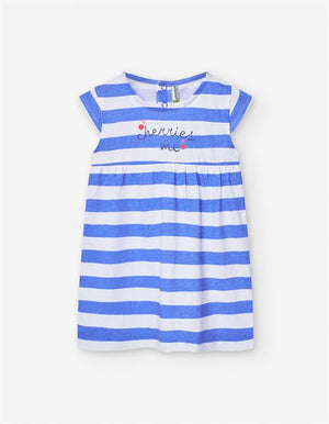 Vestido de Algodão às Riscas