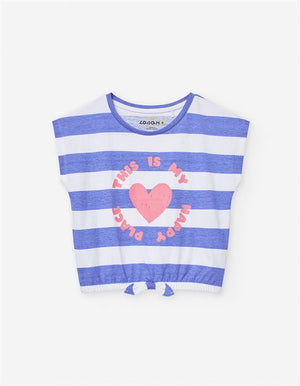 T-shirt de Menina Coração dos 2 aos 7 anos