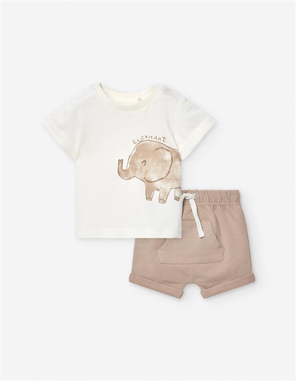 Conjunto de Algodão Elefante