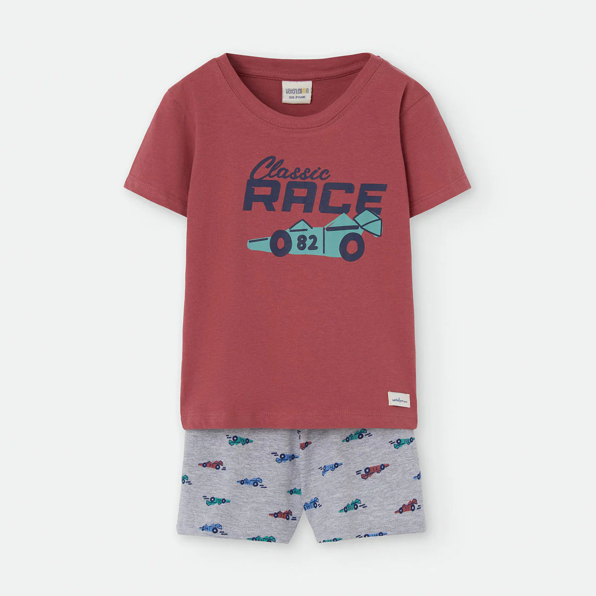 Pijama 100% algodão Formula 1