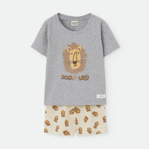 Pijama Menino Leão 100% Algodão | 5 Anos