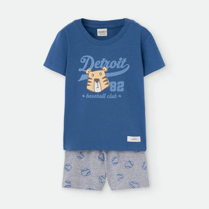 Pijama Menino Tigre 100% Algodão | 5 Anos