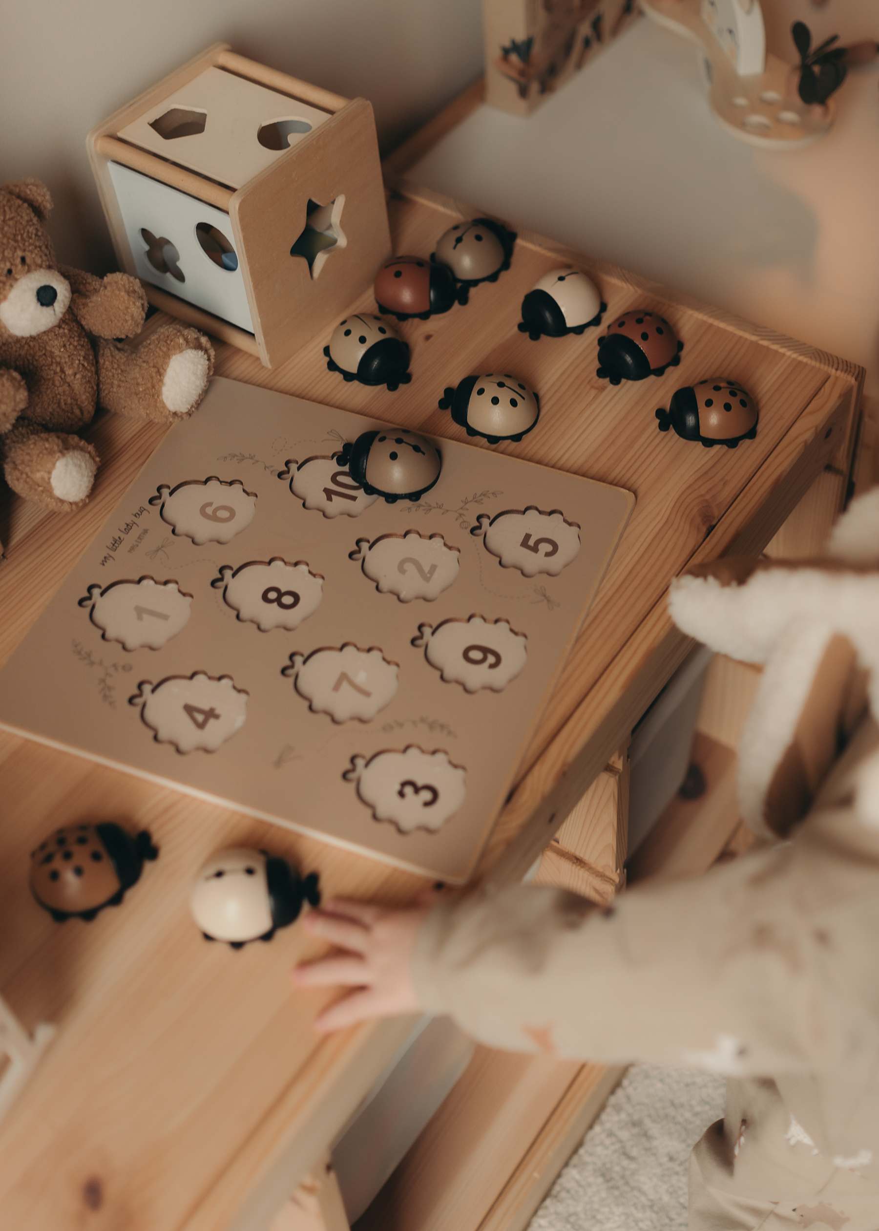 Tabuleiro de Contagem Joaninhas