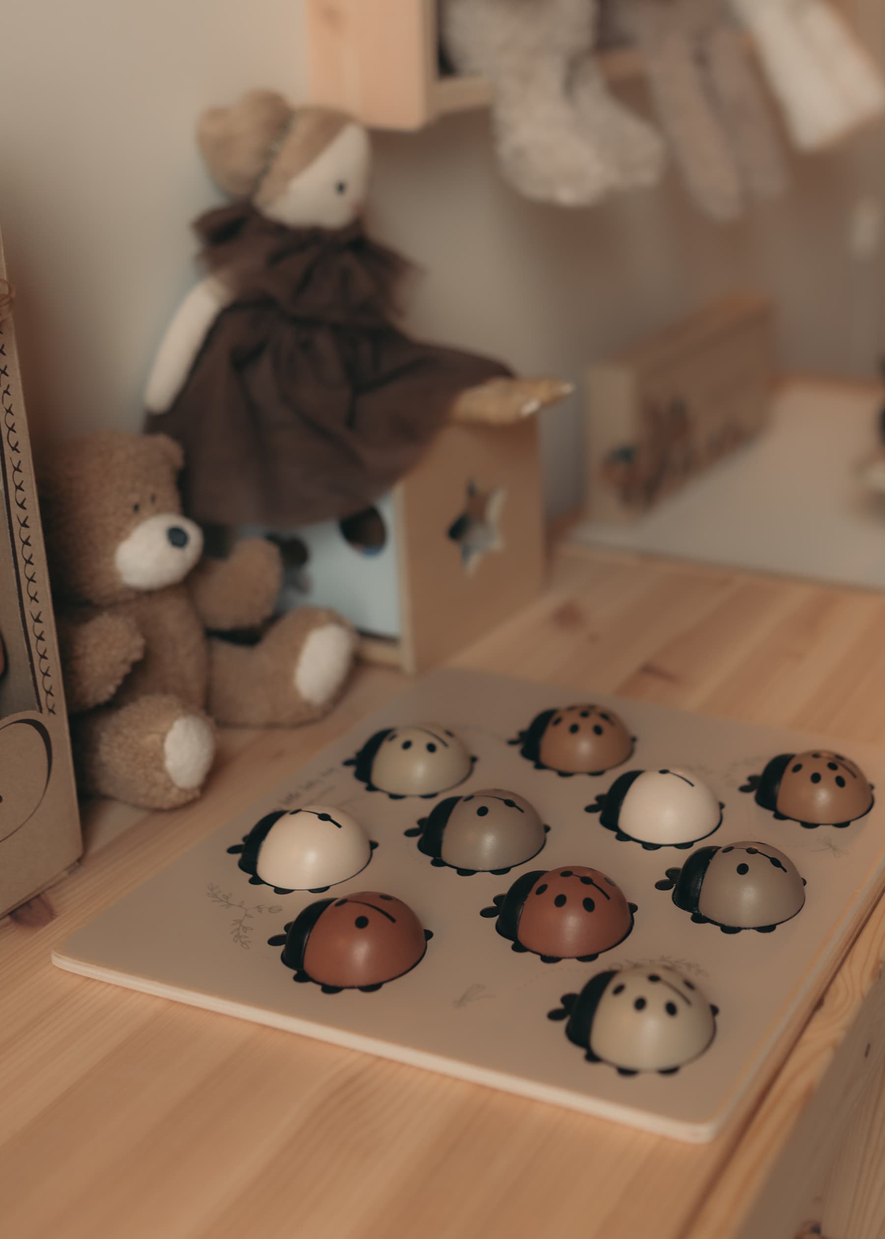 Tabuleiro de Contagem Joaninhas